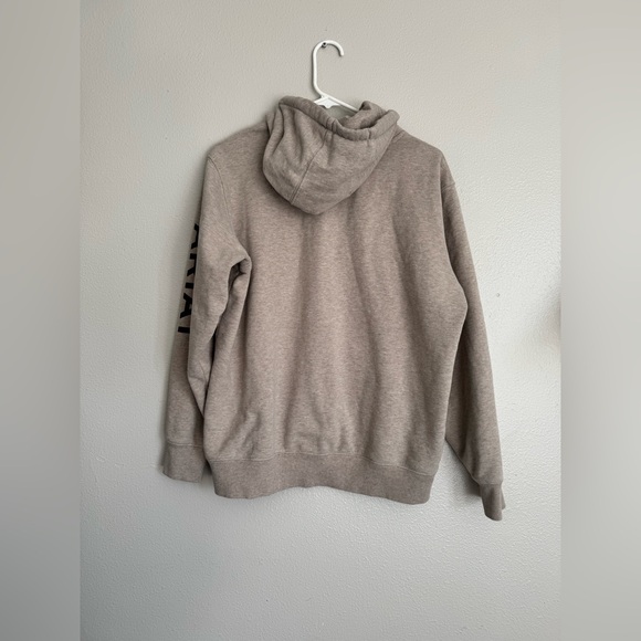 Ariat Women Oatmeal Heather Hooded Sweatshirt - Picture 3 of 4